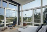 Master Bedroom with large glazed walls.
