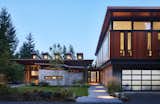 Exterior, House Building Type, Wood Siding Material, Metal Roof Material, and Shed RoofLine View of main entry  Photo 1 of 14 in Bainbridge House by FINNE Architects