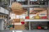 Office, Study Room Type, Chair, and Medium Hardwood Floor  Photo 7 of 9 in Mafengwo Global Headquarters (Phase I), Beijing, China by 袈蓝建筑