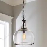 Reproduction Glass Cloche Pendant
As seen used in our Transitional Farmhouse Kitchen