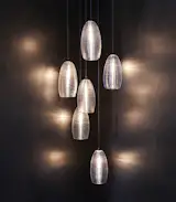 Spun Thread Cluster
We love the way these are semi translucent, their shape is very different and is sure to bring elegance to any space!