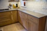 Ceasarstone countertops - the concrete look is very clean and functional!