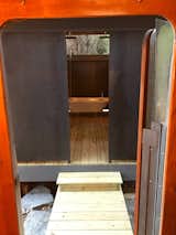 From bath house to back door of the trailer