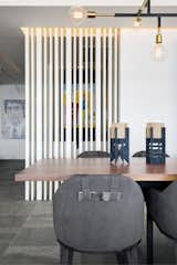 Dining Room, Chair, and Table  Photo 12 of 13 in Seafront Apartment by OKHA Design & Interiors
