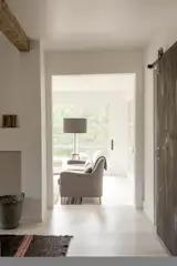 Living room and study door