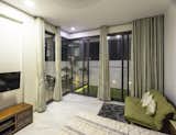 The furnishings compliment the interior space with their subtle but elegant design.