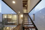 Staircase, Metal, Glass, Wood, Wood, and Metal  Staircase Wood Glass Photos from Casa Once
