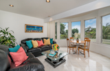 Sitting room with view of the grounds