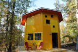 The Octagonal Living Unit is a eco-friendly, $35,000 pre-fab kit house for sale at sculptorhouse.com