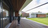 Terrace view and the outdoor kitchen area