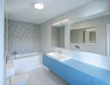 The master bathroom