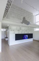 The central library int he living area