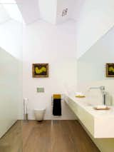 Bath Room, Ceiling Lighting, Light Hardwood Floor, and Open Shower  Photo 9 of 11 in SJ23 APARTMENT by OLARQ Osvaldo Luppi Architects