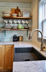 Custom, Maine-made slate sink