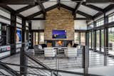 Clean, linear lines complement the modern elements integrated throughout this luxury mountain estate.