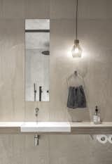 Bath Room, Drop In Sink, Pendant Lighting, and Wood Counter  Photo 7 of 33 in Interior KG by INT2 architecture