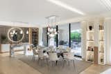 Expansive dining room with ample seating for entertaining 