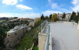 The roof terrace, views to the culture center