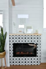 Electric Fireplace in a Tru Form Tiny, Urban Park Studio