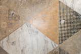 Detail of painted cement floor 
