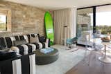 Pool house living room   Photo 12 of 21 in California Modern #1 by Dawson Design Group