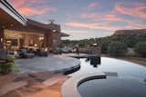 Outdoor, Infinity Pools, Tubs, Shower, Salt Water Pools, Tubs, Shower, Large Patio, Porch, Deck, Shrubs, Desert, and Back Yard  Photo 5 of 11 in Sedona. Extraordinary. Serenity. Luxury. Green Living. by JEANETTE SAUER