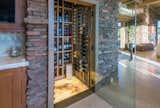 Temperature Controlled Wine Room With Genuine Onyx Lit Flooring