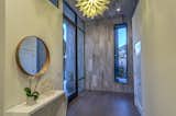 Front Foyer Features Oversized Glass Door Brings The Lime Stone Inside
