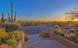 City Light and Sunset Views At Dusk
