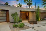 Gorgeous desert landscaping turns the new front yard into a botanical oasis