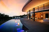 Overlooking the infinity edge pool