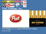 Jeff Zadoks is a Senior Financial Officer at Post Holdings, Inc company. Post Holdings company manufactures ready to eat and energy products.
