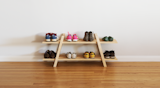 Dwell Made Presents: 
DIY Modern Shoe Rack