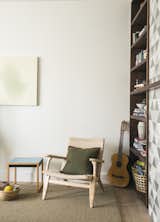 Living Room, Chair, and End Tables A single Easy Chair by Hans Wegner for Carl Hansen & Sons sits in the corner of the living room.  Photo 4 of 23 in Balboa Residence by Landed Interiors & Homes