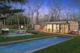 Exterior, Flat RoofLine, and Mid-Century Building Type  Photo 5 of 13 in Mid Century Glass Box Inspired by Philip Johnson's Glass House in East Hampton Springs NY by Yorgos Tsibiridis