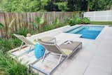 Outdoor, Concrete Pools, Tubs, Shower, Grass, Plunge Pools, Tubs, Shower, Hardscapes, Pavers Patio, Porch, Deck, Concrete Patio, Porch, Deck, Vertical Fences, Wall, Hot Tub Pools, Tubs, Shower, Back Yard, Small Pools, Tubs, Shower, Concrete Fences, Wall, Shrubs, Small Patio, Porch, Deck, and Wood Fences, Wall  Photo 2 of 14 in Paradise Preserve | Atlantic Beach Contemporary Backyard by Cascade Outdoor Design