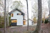 Exterior, House Building Type, and A-Frame RoofLine  Search “kristina dam framed finn juhl house illustration” from The Moura Home