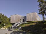 Exterior, Wood Siding Material, and House Building Type  Photo 4 of 8 in Two Hulls House by Nadia Halim