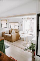 By combining a carefully chosen selection of items from Home Depot, Walmart, Target, Lowes, and IKEA with vintage and designer accessories, the couple have managed to infuse a variety of styles into the camper, while staying within their budget.