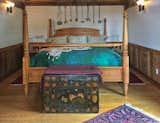 The four poster Cal-King bed in the sunrise suite.