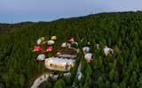 Colorful Glamping Pods Dot a Forest in South Korea