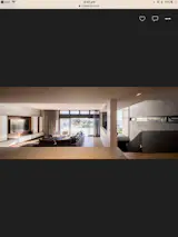 View out to the ocean from kitchen level