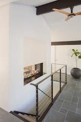 Sprague Circle - stair, pass through fireplace