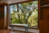 Large window to view natural scenery that surrounds the home.