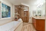 Bath Room, Soaking Tub, and Corner Shower Master bathroom includes  an oversized jet stream tub.  Photo 14 of 18 in Modern Craftsman Amongst Redwoods by Mimi Goh