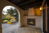 Easton Residence fireplace in Loggia