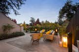 Easton Residence patio at twilight