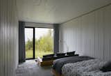 Bedroom, Bench, and Bed  Photo 16 of 16 in La Charbonnière by Alain Carle Architecte