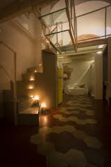 A "shotgun house" view of the ground floor.