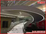 It is the commercial staircase in shopping mall.